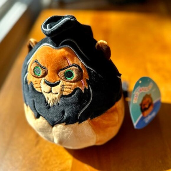 Squishmallows Disney SCAR from The Lion King, 7 Inch Soft Plush Plushie New - Picture 1 of 5